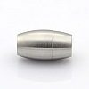 304 Stainless Steel Matte Surface Magnetic Clasps STAS-O042-A-19-2