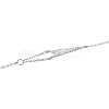 TINYSAND Fashion 925 Sterling Silver Cubic Zirconia Cupid/Cherub's Arrow Bracelet TS-B304-S-3