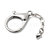 304 Stainless Steel & Alloy Lobster Claw Clasps STAS-L306-01P-2