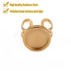 201 Stainless Steel Cuff Ring Findings STAS-S080-040C-G-2