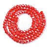 Electroplate Glass Beads Strands EGLA-A044-P3mm-A03-3