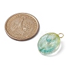 Transparent Glass Pendant X-PALLOY-JF02256-3