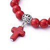 Stretch Charm Bracelets BJEW-JB05234-02-2