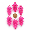 Autumn Theme Transparent Acrylic Beads TACR-S154-60B-906-3
