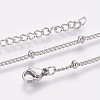 Tarnish Resistant 304 Stainless Steel Curb Chain Anklets LS-AJEW-P069-02P-3