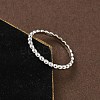 925 Streling Silver Plain Band Rings RJEW-P164-01B-P-3