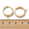 201 Stainless Steel Huggie Hoop Earrings Findings STAS-A167-01O-G-3