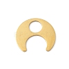 304 Stainless Steel Pendants STAS-Q354-03G-1