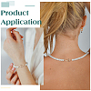 6Pcs Brass Micro Pave Clear Cubic Zirconia Fold Over Clasps KK-BC0015-10KCG-5