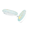 Frosted Glass Beads FGLA-L001-001K-2