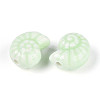 Glazed Porcelain Beads PORC-I028-02B-01-2