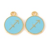 Alloy Enamel Pendants ENAM-S124-01B-16F-1