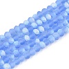 Transparent Glass Beads Strands EGLA-A044-T3mm-MB14-1