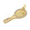 Brass Micro Pave Cubic ZircBrass Micro Pave Cubic Zirconia Pendants KK-S391-08G-02-2