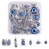 30Pcs 6 Style Alloy Enamel Pendants FIND-SZ0002-88-1