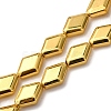 Electroplate Glass Beads Strands EGLA-H109-11F-1
