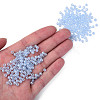 6/0 Imitation Jade Glass Seed Beads SEED-N004-006-13-5