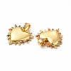 Rack Plating Brass Micro Pave Cubic Zirconia Pendants KK-K165-30-3
