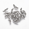 Tibetan Style Alloy Fairy Wing Beads LS-TIBEB-6007-AS-LF-1