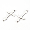 Non-Tarnish 201 Stainless Steel Link Connectors LS-X-STAS-S110-086P-2