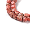 Dyed Natural Imperial Jasper Beads Strands G-U011-A02-01-4