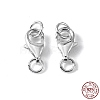 925 Sterling Silver Lobster Claw Clasps STER-I010-9mm-5