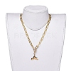 Iron Paperclip Chains/Cable Chains Necklaces NJEW-JN02703-03-4