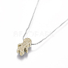 (Jewelry Parties Factory Sale)Brass Pendant Necklaces NJEW-I105-07P-2
