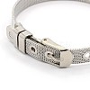 Fashionable Unisex 304 Stainless Steel Watch Band Wristband Bracelets BJEW-F065C-01-3