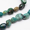 Nuggets Natural Chrysocolla Beads Strands G-N0164-10-2