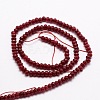 Dyed Natural Malaysia Jade Rondelle Beads Strands G-E315-2x3mm-07-2
