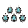 Tibetan Style Alloy Pendants PALLOY-R113-003-RS-3