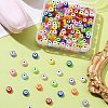 230Pcs Transparent & Printed Acrylic Beads OACR-FS0001-52-1