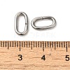 Non-Tarnish 304 Stainless Steel Linking Rings STAS-A093-03E-P-3