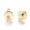 Synthetic Moonstone Charms G-L558-02B-1