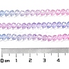 Transparent Painted Glass Beads Strands DGLA-A034-T4mm-A08-3