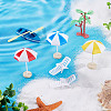 Plastic & Resin Miniature Display Decorations Sets DJEW-HY0001-06-4