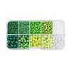 DIY 10 Grids ABS Plastic & Glass Seed Beads Jewelry Making Finding Beads Kits DIY-G119-01G-1