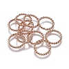 304 Stainless Steel Open Jump Rings STAS-E484-71C-RG-2