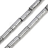 Electroplated Natural Lava Rock Beads Strands G-K388-03A-03-3