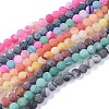Natural Weathered Agate Beads Strands G-L534-M-10mm-1