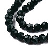 Opaque Solid Color Glass Beads Strands EGLA-A034-P2mm-D12-2