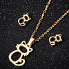 201 Stainless Steel Jewelry Set FS-WG80F87-01-1