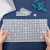 Plastic Mesh Canvas Sheets LS-KY-WH0020-75-4