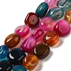 Natural Agate Beads Strands G-H295-D01-07-2
