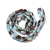 Electroplate Glass Beads Strands EGLA-D031-01-10-2