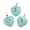 Synthetic Turquoise Pendants G-I275-03A-1