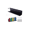 Zinc Alloy Wall Mounted Cylinder Tube Display Rack AJEW-WH0542-049-7
