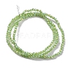 Electroplate Glass Beads Strands EGLA-H107-01A-A01-3