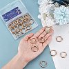 30Pcs Alloy Spring Gate Rings FIND-SC0009-08-3